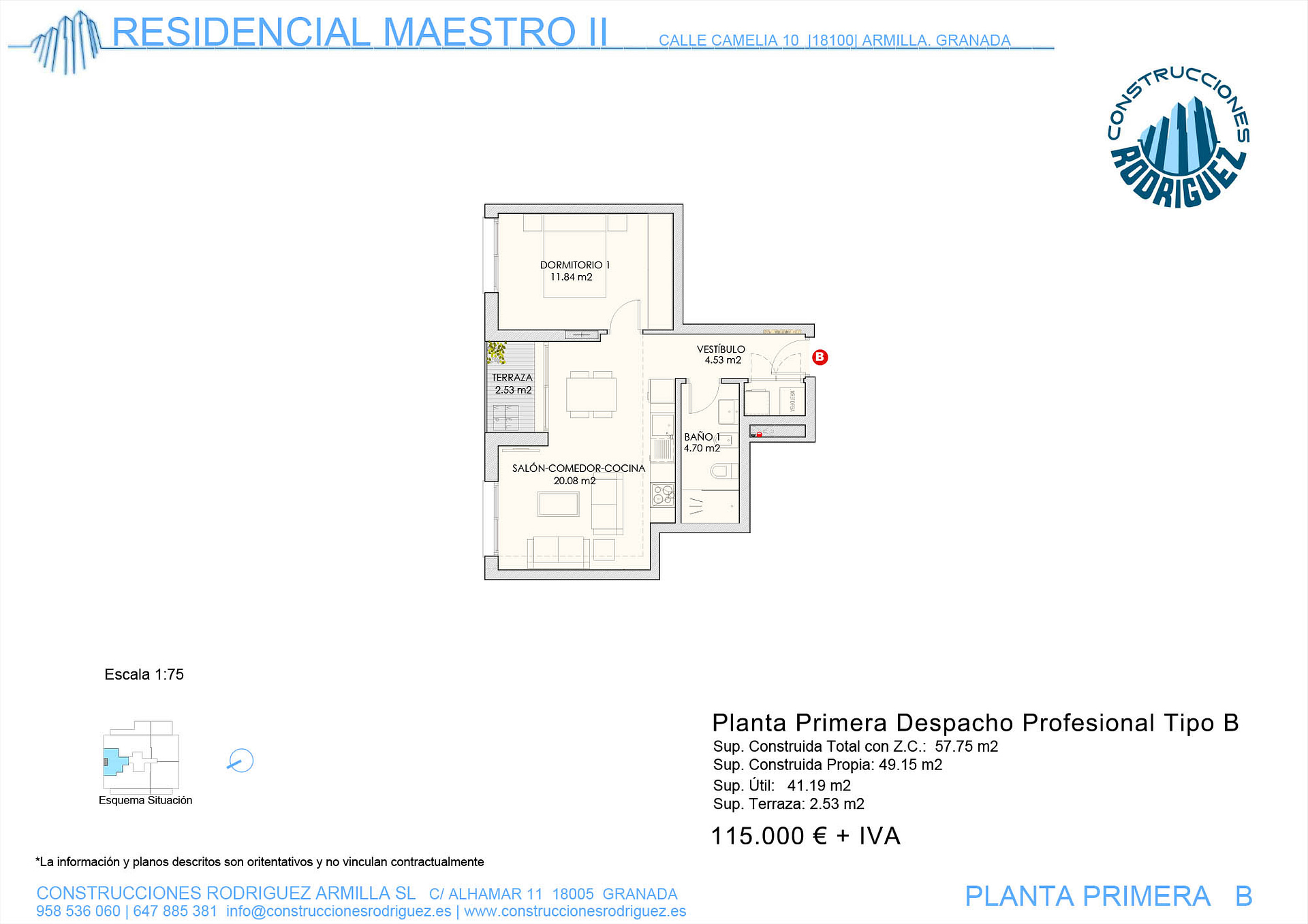 Colegio Santa Cristina | Noticias: Despacho Profesional tipo B